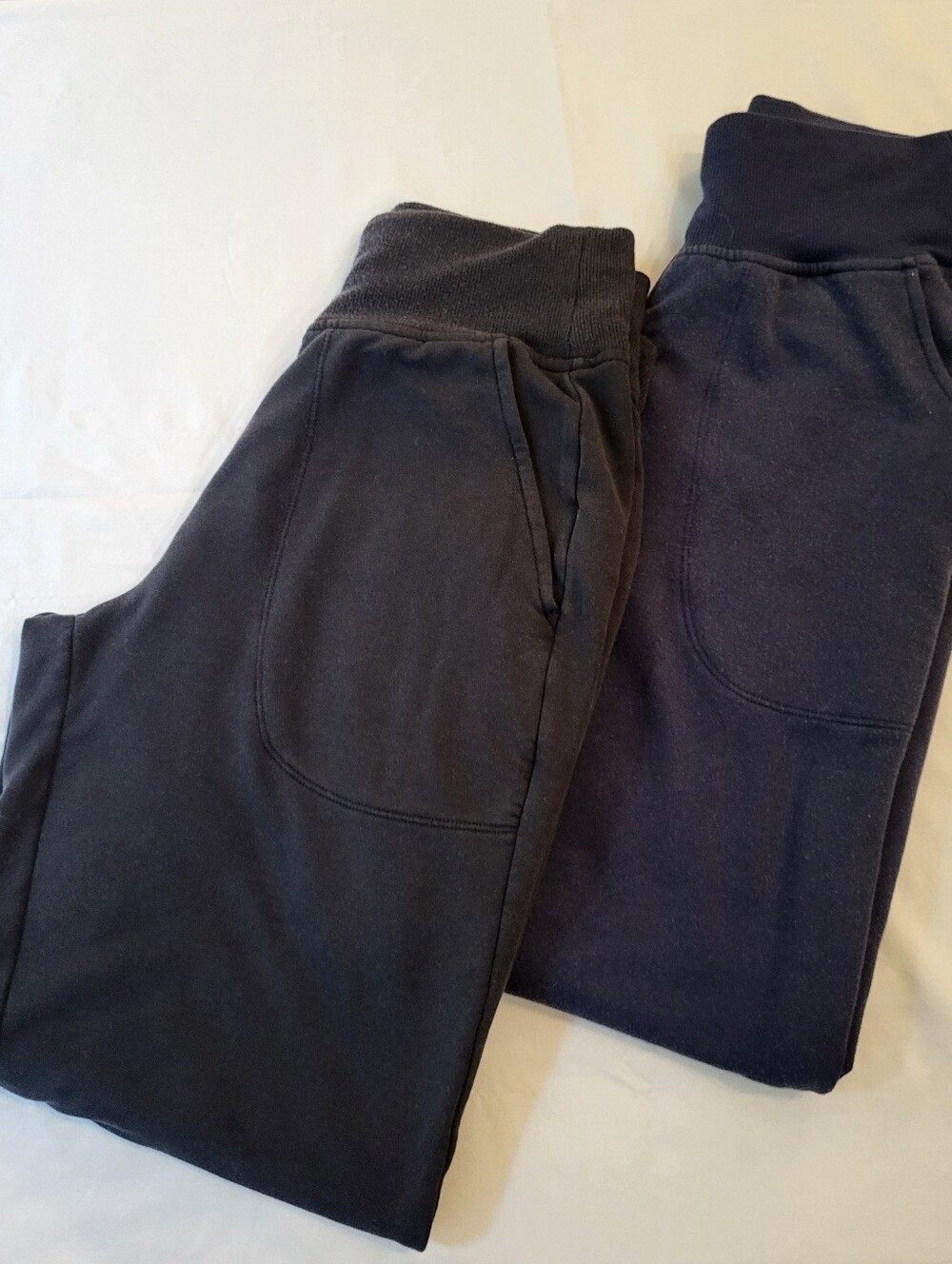 Athleta Women's Coaster Luxe Jogger Pants XS Tall Black & Navy Tencel Blend 2PR